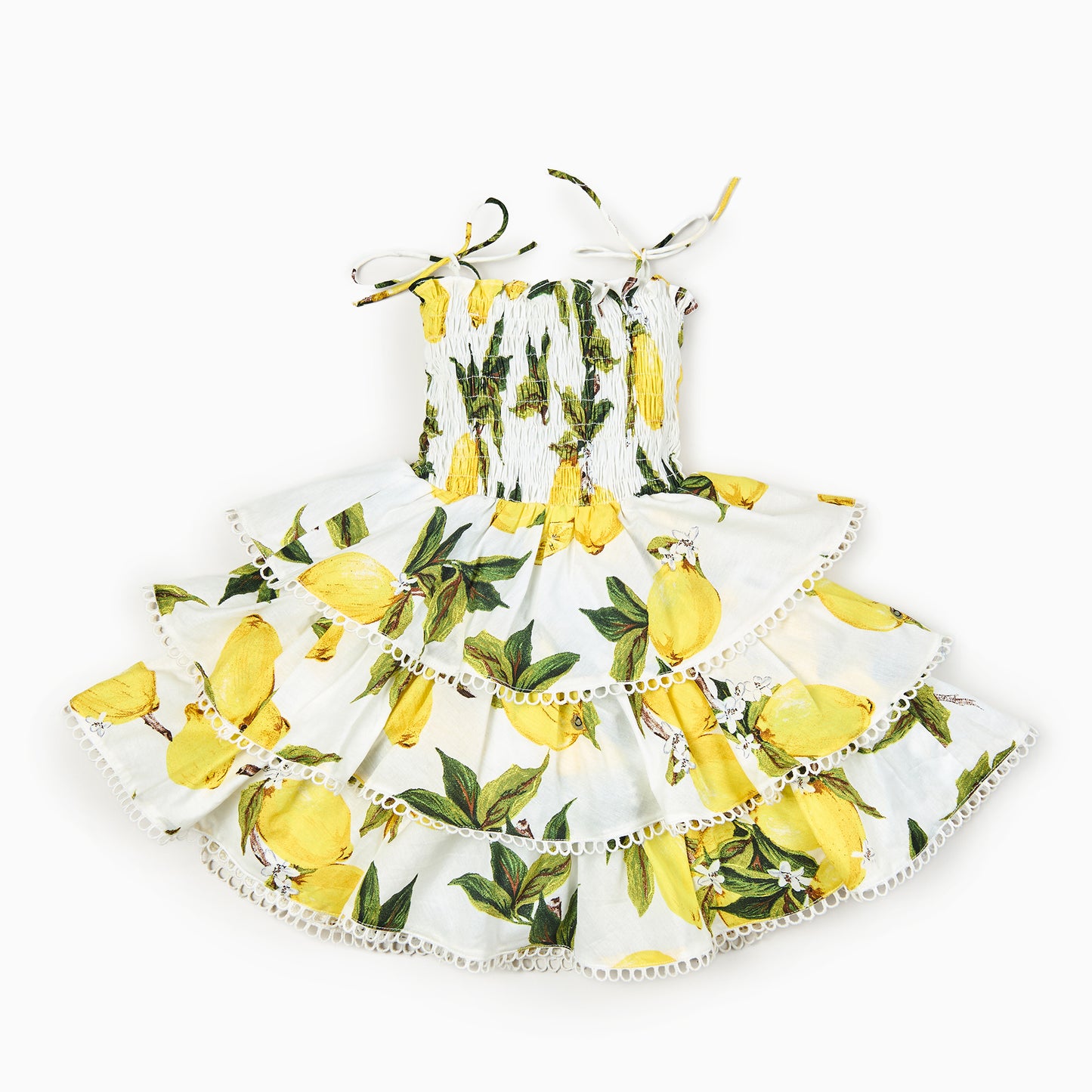 Italian Lemon Print-Sorrento Dress