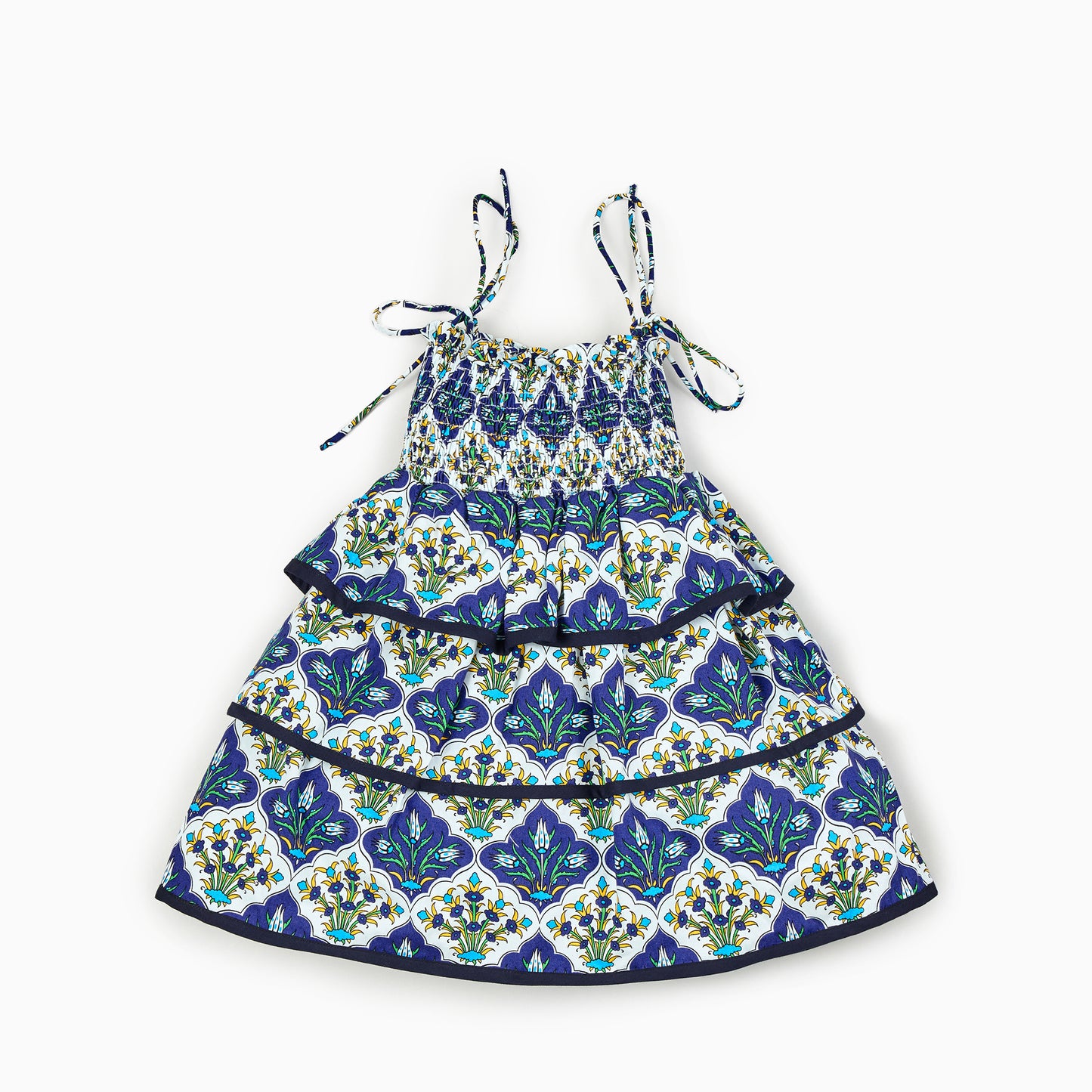 Majolica Dress in blue