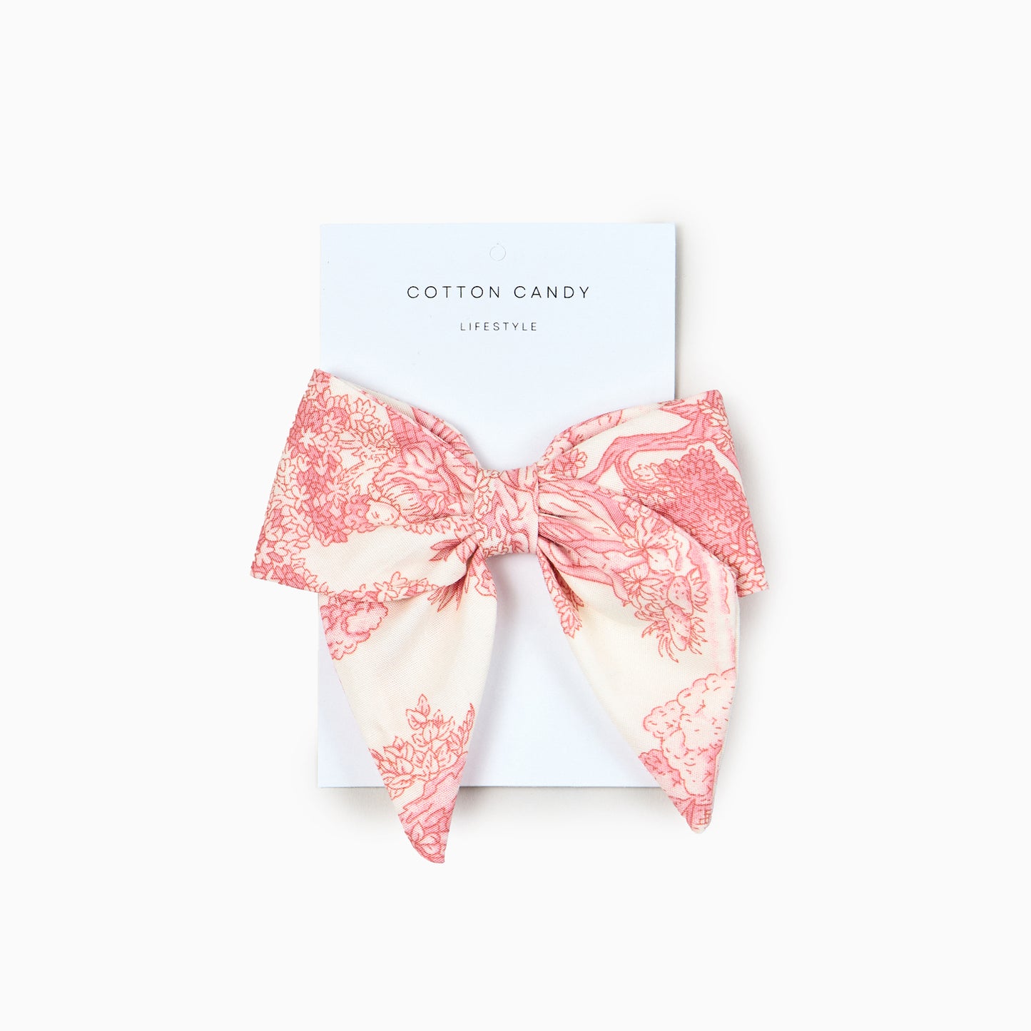 Sailor Bow Clip - Toile Red