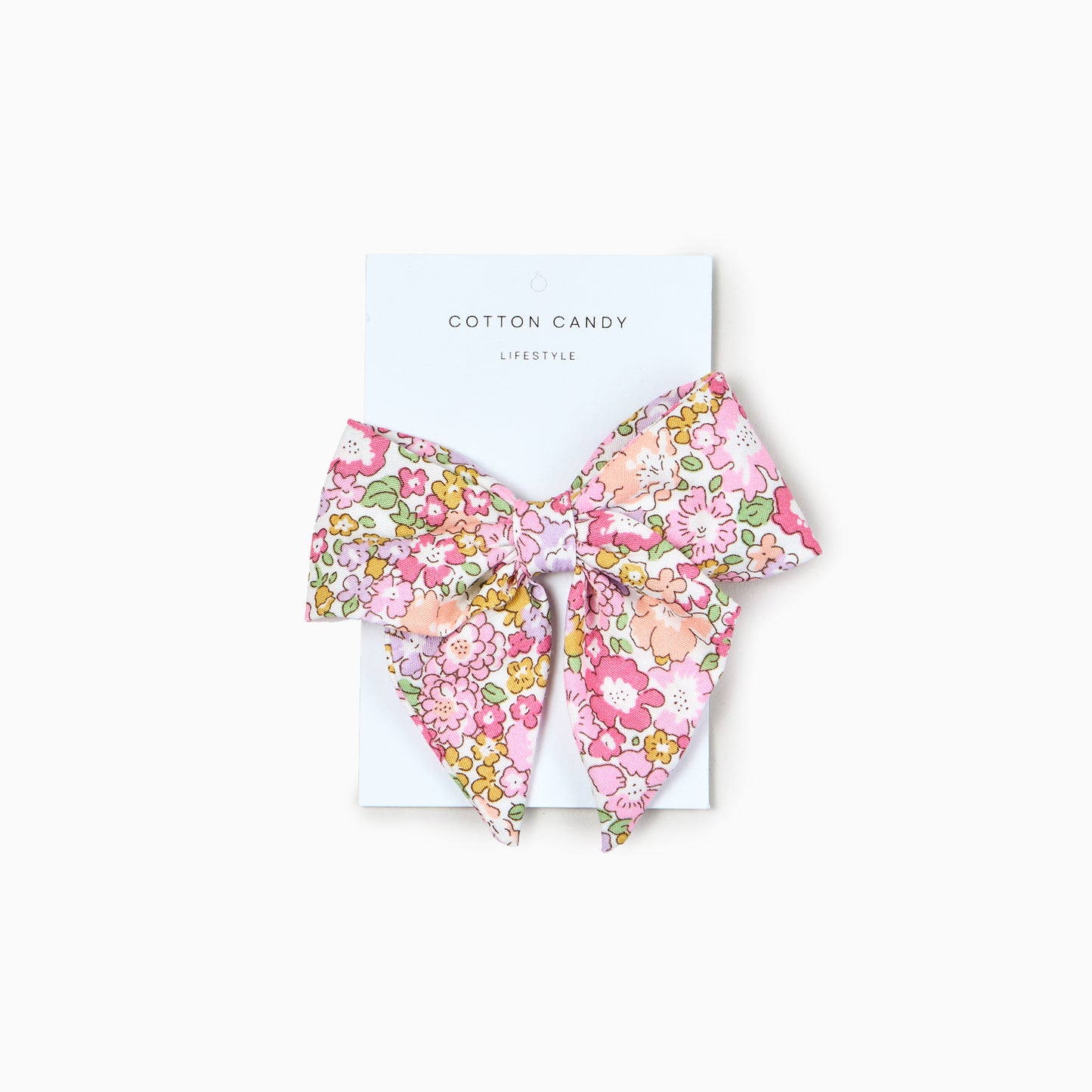 Pink Floral Hairbow-Hair Accessories