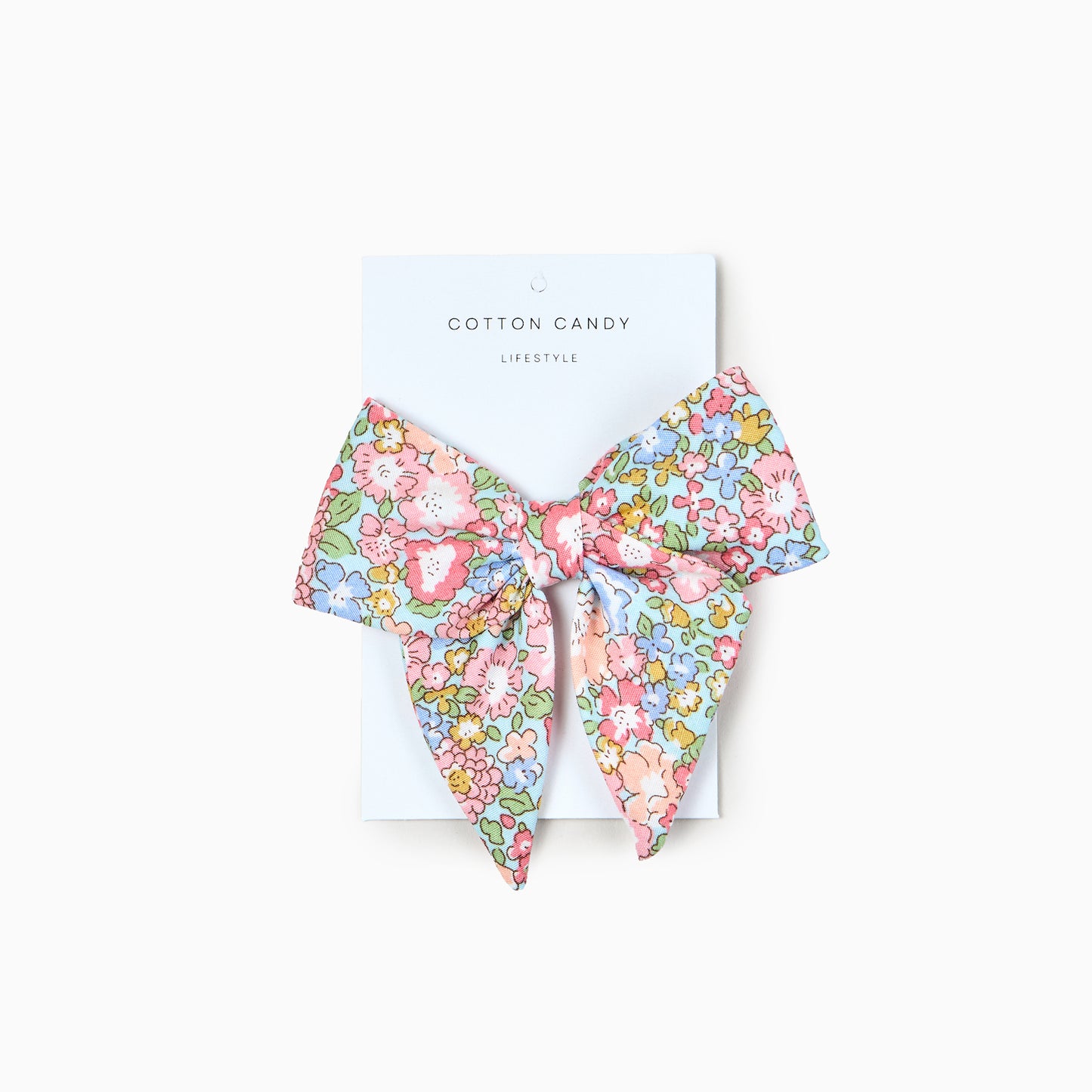 Sailor Bow Clip- Pastel Blue
