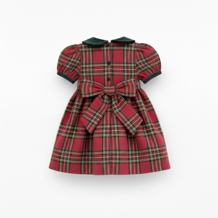 Classic Red Tartan Dress