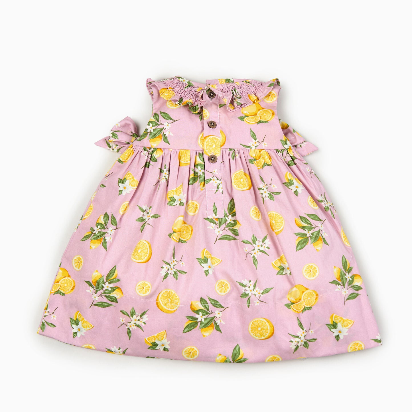 Limone Hand-smock dress in Pink