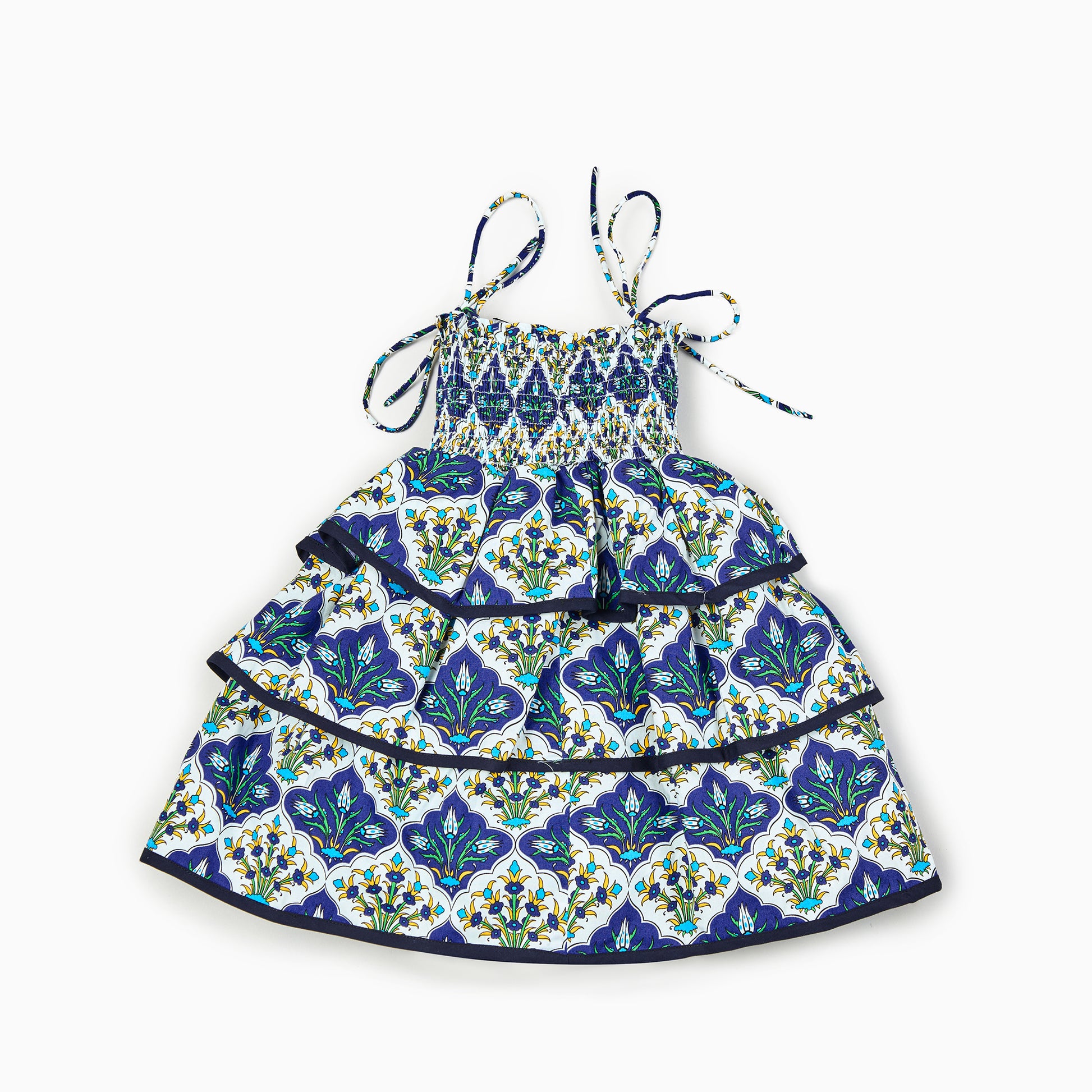 Majolica Dress in blue
