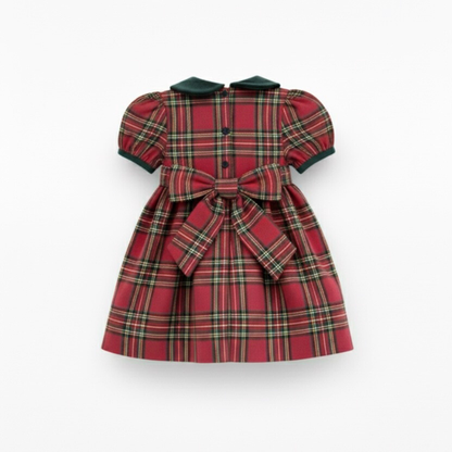 Classic Red Tartan Dress