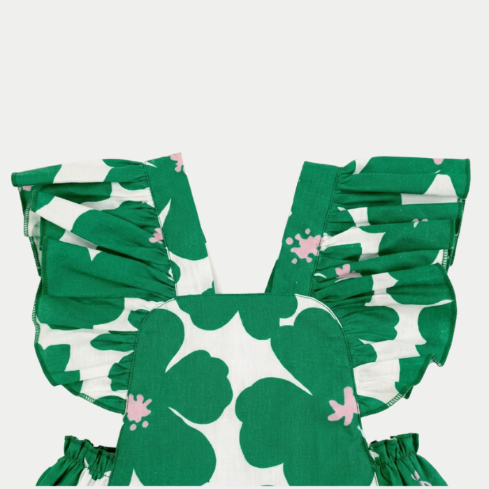 Clover Romper in Green