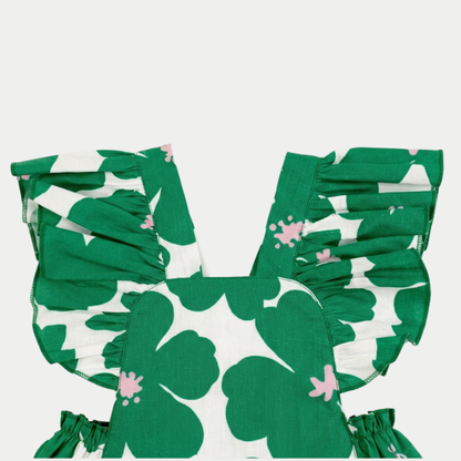 Clover Romper in Green