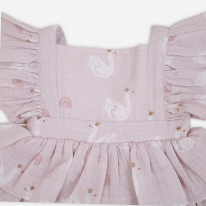 Swan Muslin Romper