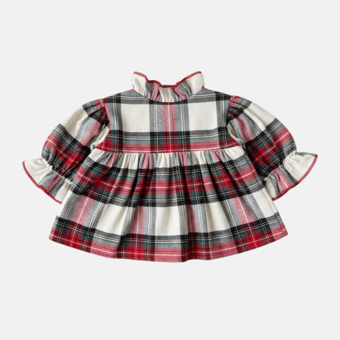 Red Velvet Tiered Skirt Set